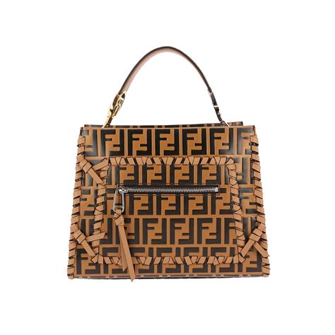 borsa fendi beige denim a mano runaway|fendi jewelry canada.